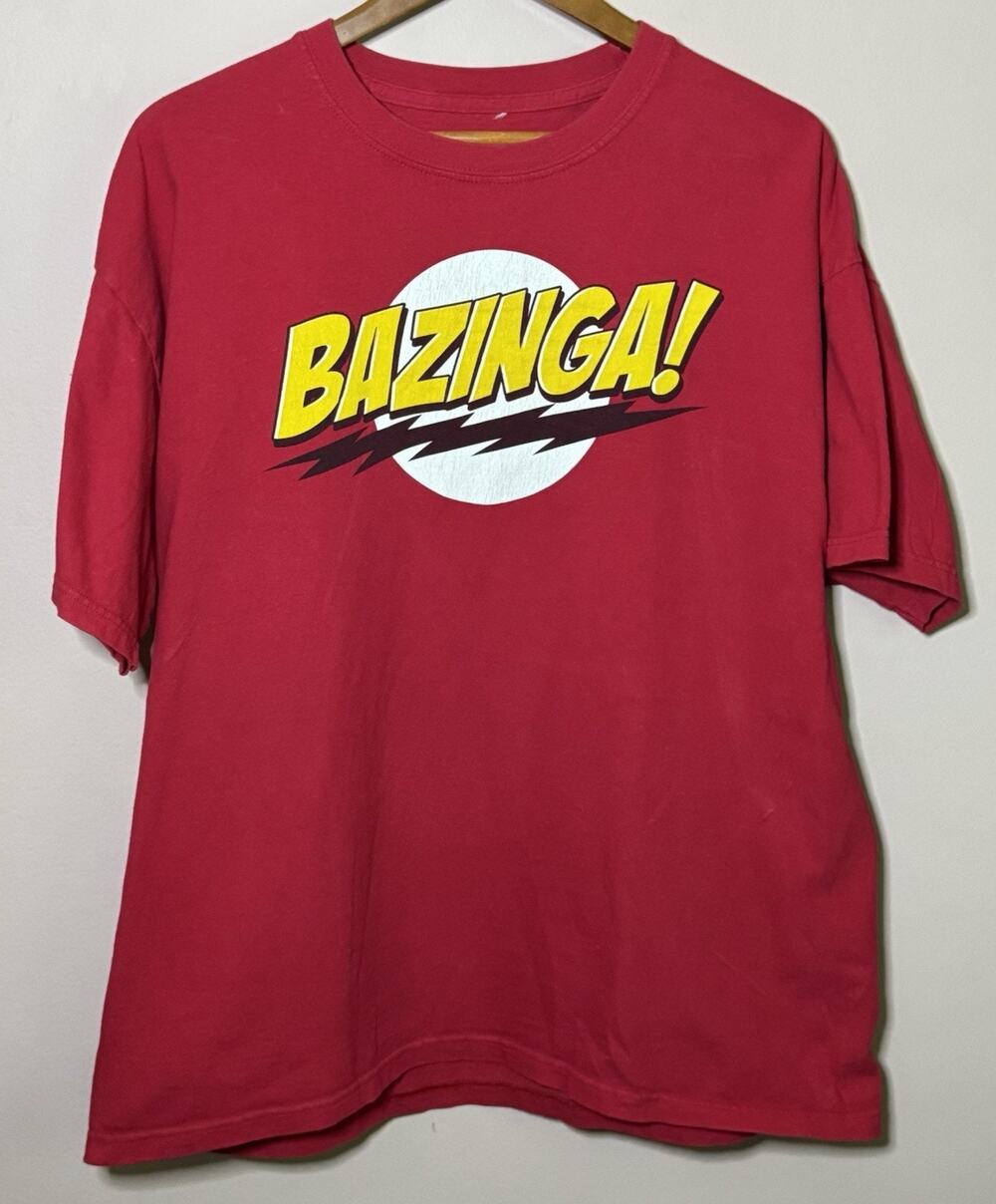 BAZINGA THE BIG BANG THEORY T-SHIRT SIZE XL TEESROOM